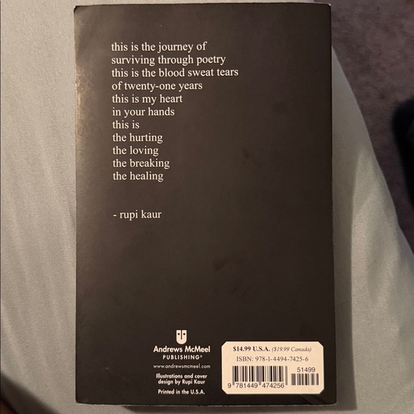 Milk and Honey Book by Rupi Kaur - Picture 3 of 6